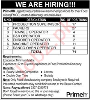 Jobs in Karachi at PrimeHr 2025