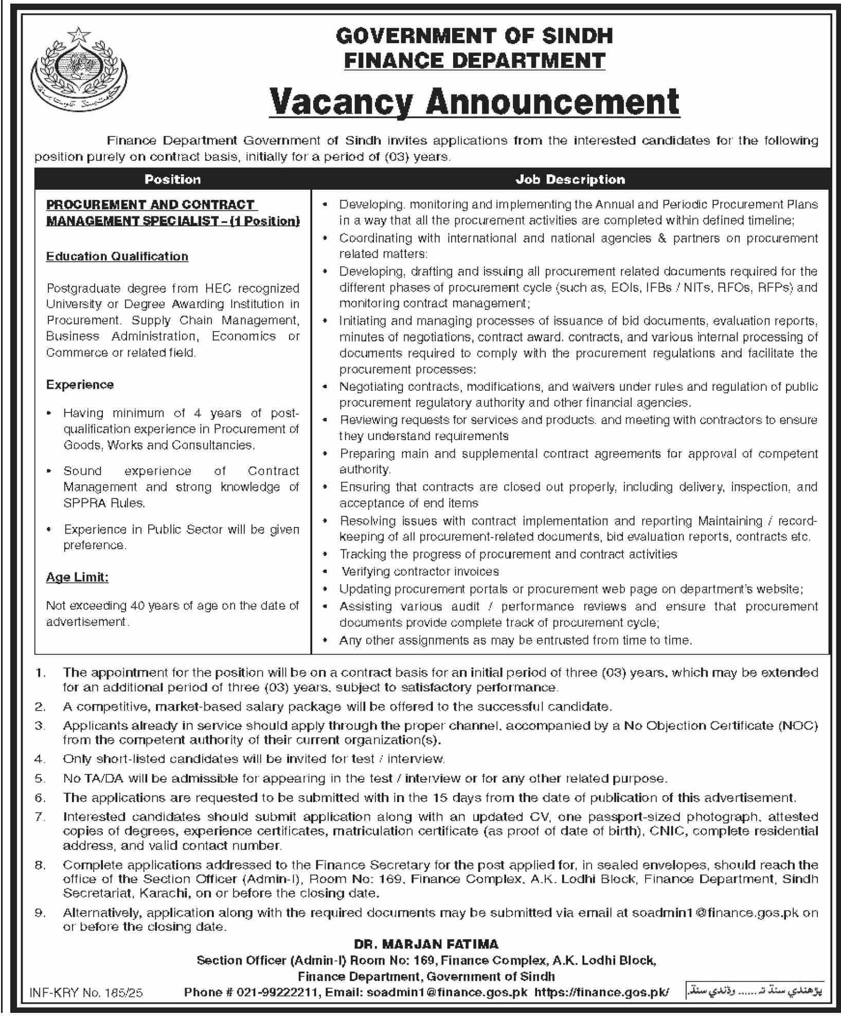 Jobs for Professionals in Procurement and Contract Management in 2025