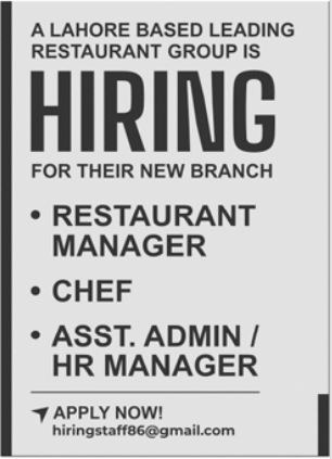 Jobs for Hotel Employees in Restaurants